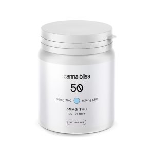 Canna Bliss THC Capsules - 50mg (30 pack)