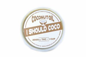 Organic Medicated Coconut Oil (2000mg THC)