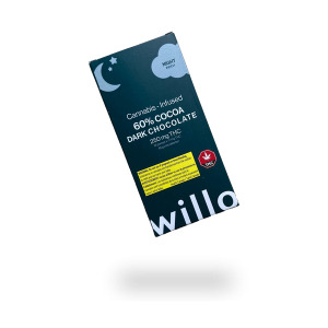 Willo Dark Chocolate Bars (250mg THC - Indica)