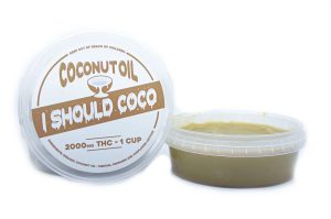 Organic Medicated Coconut Oil (2000mg THC)