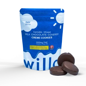 Willo Milk Chocolate Covered Cookies (500mg THC)