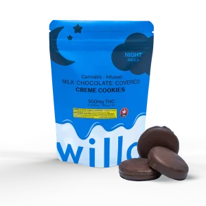 Willo Milk Chocolate Covered Cookies (500mg THC)